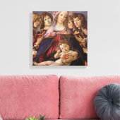 Madonna und Kind mit Engeln von Sandro Botticelli Leinwanddruck (Insitu (Wohnzimmer))