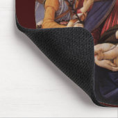 Madonna und Kind mit Engeln von Sandro Botticelli Mousepad (Ecke)