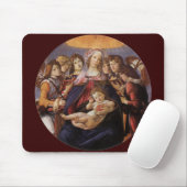 Madonna und Kind mit Engeln von Sandro Botticelli Mousepad (Mit Mouse)