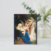 Madonna und Kind mit Engeln Weihnachten Postkarte (Stehend Vorderseite)