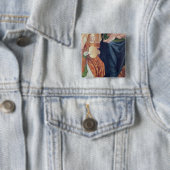 Madonna und Kind mit Engels-Musikern Button (Beispiel)