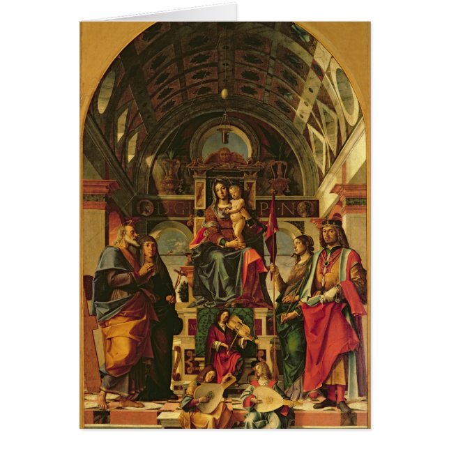 Madonna und Kind mit Heiligen, 1499 (Vorne)
