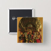 Madonna und Kind mit Heiligen, 1499 Button (Vorne & Hinten)