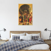 Madonna und Kind mit Heiligen, 1499 Leinwanddruck (Insitu (Schlafzimmer))