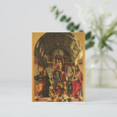 Madonna und Kind mit Heiligen, 1499 Postkarte (Stehend Vorderseite)