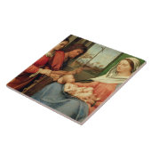 Madonna und Kind mit Heiligen 2 Fliese (Seite)