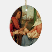 Madonna und Kind mit Heiligen 2 Keramikornament (Rechts)