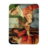 Madonna und Kind mit Heiligen 2 Magnet (Vertikal)