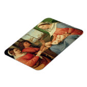 Madonna und Kind mit Heiligen 2 Magnet (Linke Seite)