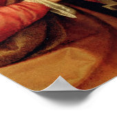 Madonna und Kind mit Heiligen 2 Poster (Ecke)