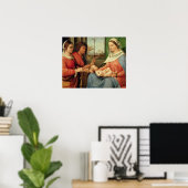 Madonna und Kind mit Heiligen 2 Poster (Heimbüro)