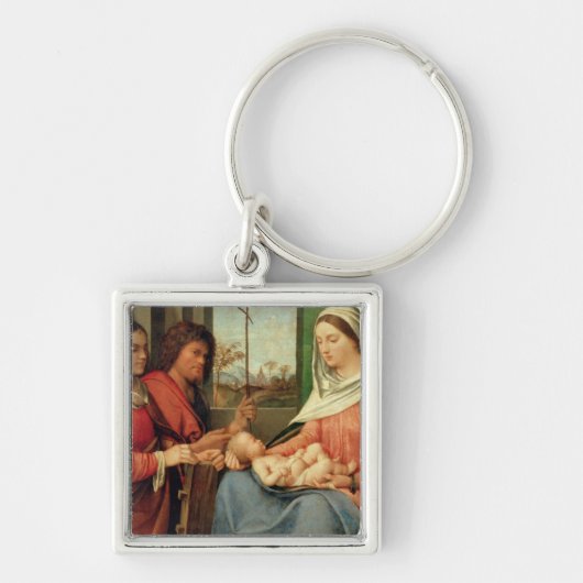 Madonna und Kind mit Heiligen 2 Schlüsselanhänger (Vorne)