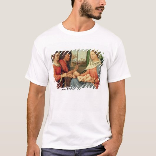Madonna und Kind mit Heiligen 2 T-Shirt (Vorderseite)