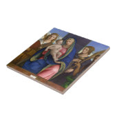 Madonna und Kind mit Heiligen Fliese (Seite)