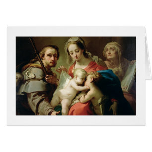 Madonna und Kind mit Heiligen John, Anna und Rocco