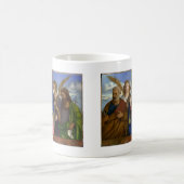 Madonna und Kind mit Heiligen Kaffeetasse (Mittel)