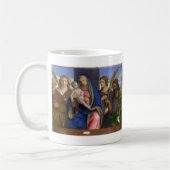 Madonna und Kind mit Heiligen Kaffeetasse (Links)