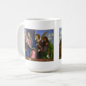 Madonna und Kind mit Heiligen Kaffeetasse (Vorderseite Links)