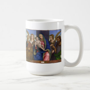Madonna und Kind mit Heiligen Kaffeetasse