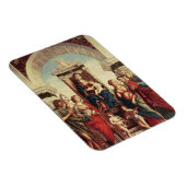 Madonna und Kind mit Heiligen Magnet (Rechte Seite)