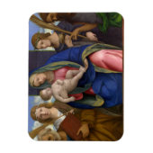 Madonna und Kind mit Heiligen Magnet (Vertikal)