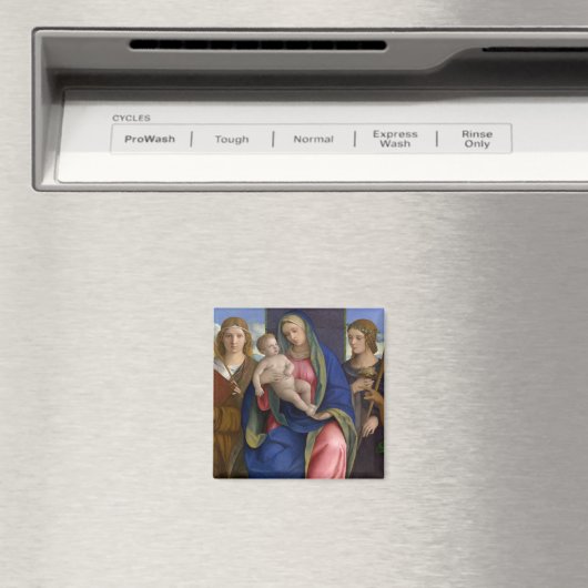 Madonna und Kind mit Heiligen Magnet (In Situ (Geschirrspüler))