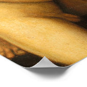 Madonna und Kind mit Heiligen Poster (Ecke)