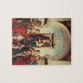 Madonna und Kind mit Heiligen Puzzle (Horizontal)