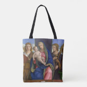 Madonna und Kind mit Heiligen Tasche (Rückseite)