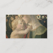 Madonna und Kind mit Johannes der Baptist, detai Visitenkarte (Rückseite)