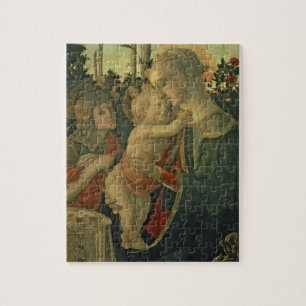 Madonna und Kind mit Johannes der Baptist (Öl O Puzzle