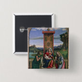 Madonna und Kind mit Johannes der Baptist und MA Button (Vorne & Hinten)