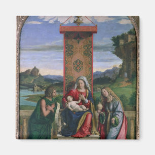Madonna und Kind mit Johannes der Baptist und MA Magnet