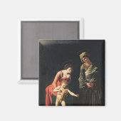 Madonna und Kind mit Schlange, 1605 Magnet (Vorderseite/Rückseite)