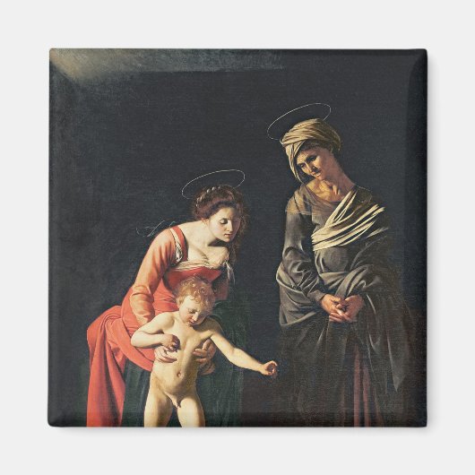 Madonna und Kind mit Schlange, 1605 Magnet (Vorne)