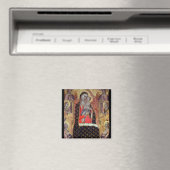 Madonna und Kind mit sechs Engeln (Tafel Magnet (In Situ (Geschirrspüler))