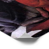 Madonna und Kind mit sechs Heiligen - Botticelli Poster (Ecke)