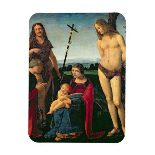 Madonna und Kind mit SS. Johannes der Täufer und Magnet