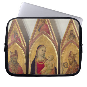 Madonna und Kind mit SS. Nicholas und Proculus, Laptopschutzhülle