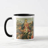 Madonna und Kind mit SS. Peter, Jerome und Mary Tasse (Links)