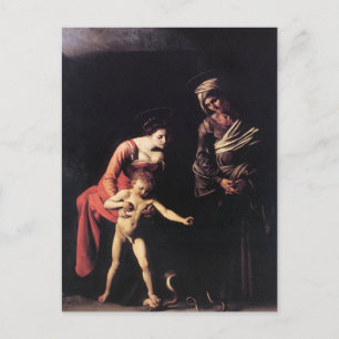 'Madonna und Kind mit St. Anne' Postkarte