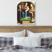 Madonna und Kind mit St. Anthony Abbot und St. N Leinwanddruck (Insitu (Schlafzimmer))