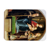 Madonna und Kind mit St. Anthony Abbot und St. N Magnet (Horizontal)