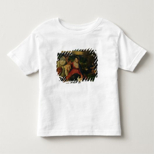 Madonna und Kind mit St. Catherine C. 1530 Kleinkind T-shirt (Vorderseite)