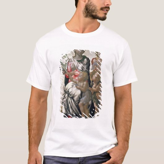 Madonna und Kind mit St. John, c.1495 T-Shirt (Vorderseite)