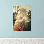 Madonna und Kind mit St. John the Baptist, Detai Leinwanddruck (Insitu (Holzboden))