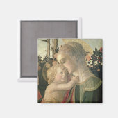Madonna und Kind mit St. John the Baptist, Detai Magnet (Vorderseite/Rückseite)