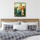 Madonna und Kind mit St. John the Baptist Leinwanddruck (Insitu (Schlafzimmer))
