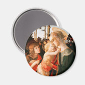Madonna und Kind mit St. John the Baptist Magnet (Vorderseite/Rückseite)