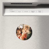 Madonna und Kind mit St. John the Baptist Magnet (In Situ (Geschirrspüler))